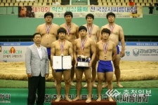 태안군청 씨름단 모래판 평정