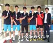 충주시청 배드민턴팀, 전국체전 첫 메달 안겨