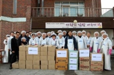 보건산업진흥원 오송 아동복지시설 김장 전달