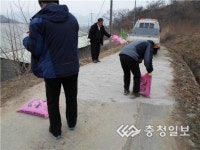 사료 차량 고창 방문 청양 장평면, AI 차단 방역 심혈