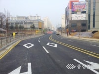 천안 신방중 북측 도시계획도로 개통