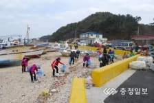 석문면 용무치항 주변 환경정화