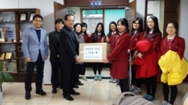 복자여고 2년생 목도리와 편지 전달