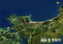 태안군 남면 달산∼신온간(14.95㎞) 자전거도로 이달 말쯤 개통