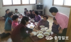 경로당 가사도우미 사업 호응