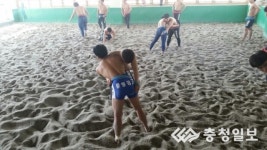 [포토] 제16회 증평인삼배전국장사씨름대회 앞둔 선수들