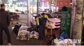 천안서북소방서 남성의용소방대 두정지역 대원들 화재예방지킴이 톡톡