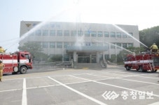 홍성경찰서, 옥암119센터와 합동 소방훈련 실시