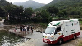 한수면 송계계곡 일원 소방력 배치