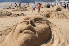 태안 몽산포 해수욕장, 모래조각 예술을 해변에 담다!
