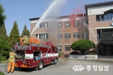천안연암대학ㆍ천안서북소방서 성환119안전센터 합동소방훈련 실시