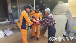 서천소방서, 화재피해주민 주거복구 활동