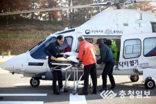 날아다니는 응급실 골든타임 잡았다