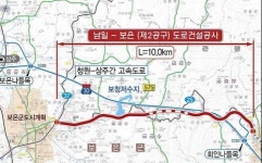 보은∼청주 국도 개량 착수