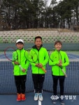 청주 용담초 테니스부 실력 발휘