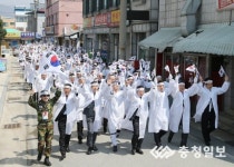 신니면 장터 안 만세 함성 가득