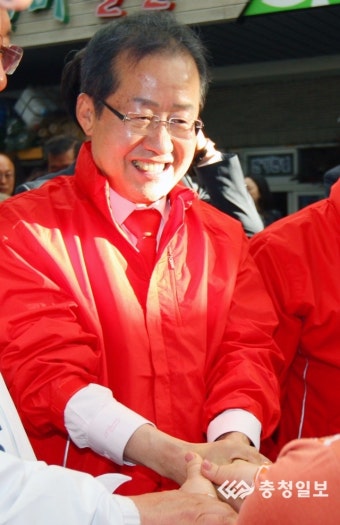 홍준표 자유한국당 대선후보 충북 방문