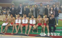 전국대회 단체전 준우승 청주동중, 씨름명문 재입증