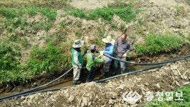 목천읍 소사지구 농업용수 관로매설 완료