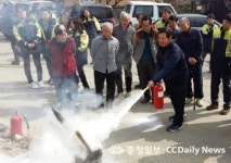 음성읍남·여의용소방대, 주민대상 소방안전교육 실시