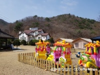 속리산 가는길..보은 글램핑장 인기