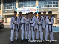 청주대 태권도부 전국체육대회 전체급 출전권 획득