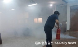 보은소방서, 삼승면사무소 무각본 소방훈련