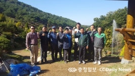 당진시기자협회, 삼선산 환경 정화활동 펼쳐