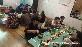 충남 당진시 합덕읍 적십자봉사회 칼국수 나눔 봉사