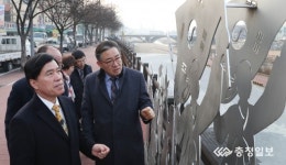 황인호 동구청장, 인동 3·16만세로 광장 현장점검 나서