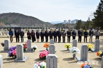 순직소방공무원추모기념회, 현충원 순직소방공무원 참배