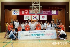 아산 선수단 파이팅  시의회, 장애인체전 찾아 응원