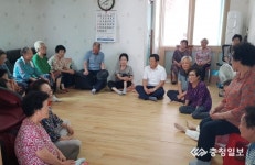 신임 천안시 이영우 신안동장 경로당 순회 방문