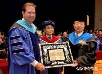 백석대 2018학년도 후기 졸업식 미국 달라스침례대 아담 라이트 총장 명예박사