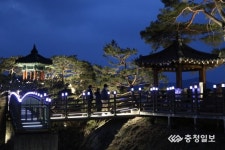 영동 강선대, 야간 산책코스 인기