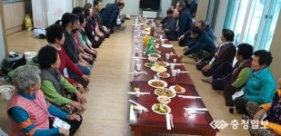 마로면 오천2리, 장수어르신 새배 드리기 행사 가져...
