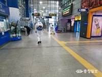 한국철도 대천관리역 코로나 19 예방에 총력