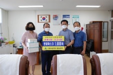 음성 수봉초총동문회, 후배 위한 마스크 기부