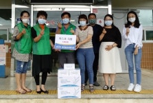 괴산 청안면 새마을지도자협, 마스크 기부
