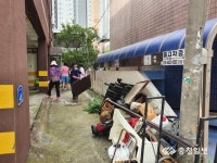 다전물류(주) 등  침수피해 복구 구슬땀
