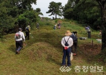천안시 서북구 추석맞이 공동묘지 무연분묘 정비