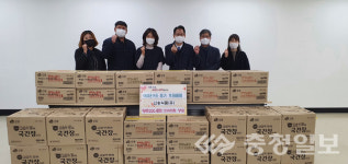 천안시 선진방역ㆍ신송식품 등 사랑의 손길 이어져  