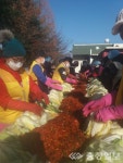 (사)충청남도장애인부모회 천안지회 김장담그기 및 나눔행사 가져