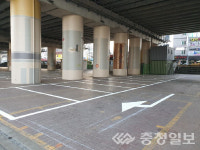 아산시 온양온천역 하부 공영주차장 조성 완료