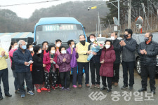 보은군, 회인면 갈티리 농어촌버스 개통식