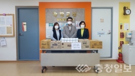 충북도의회 교육위, 청주한빛교실지역아동센터 위문품 전달