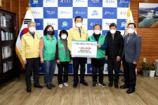 군서면 새마을協, 연합모금 기탁