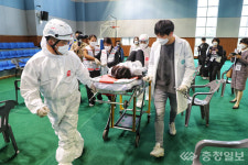 당진소방서, 코로나19 백신접종 소방력 지원