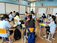고덕중학교, 학부모 공개 수업 진행