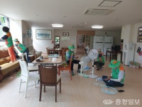 세종 아름동 자율방재단, 무더위 쉼터 안전 점검